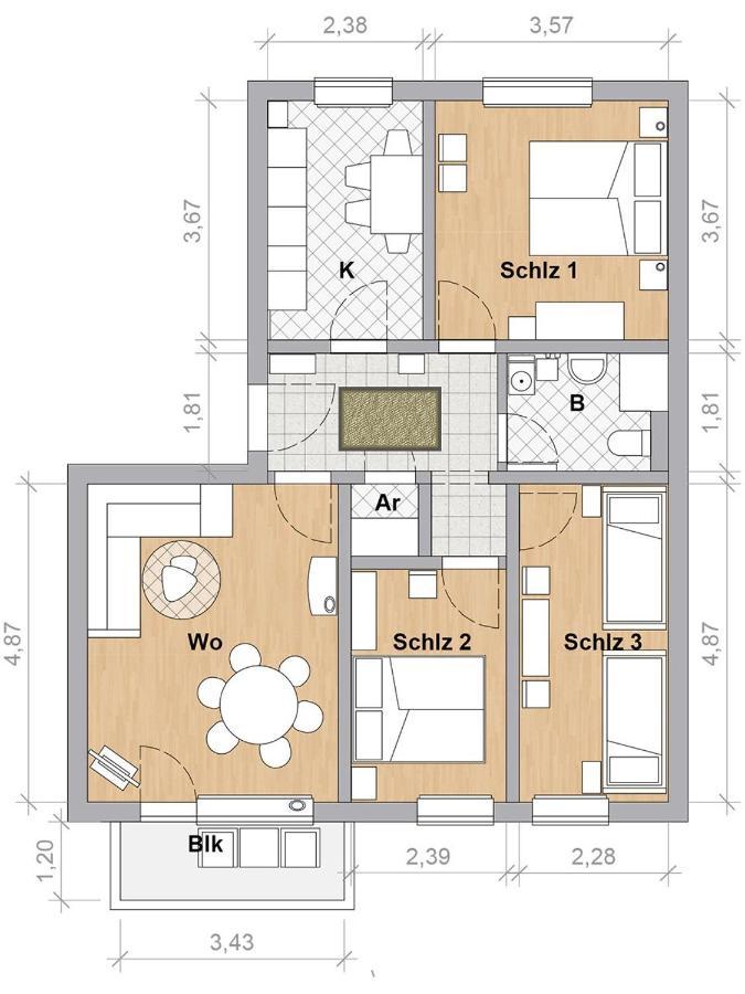 Appartement Seegraeser Granitz